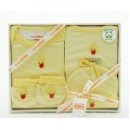 Baby 4 Pcs Clothing Set Yellow  (Organic)